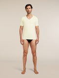 Men’s Merino 150 Anatomica Short Sleeve V Neck Top Undyed - 3