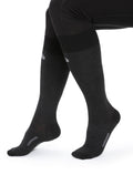 Women’s Merino Snow Liner Over the Calf Socks Black - 3