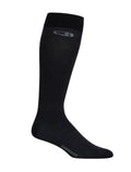 Men’s Merino Snow Liner Over the Calf Socks Black - 1
