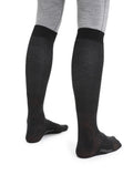 Men’s Merino Snow Liner Over the Calf Socks Black - 3