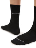 Women’s Merino Hike Liner Crew Socks Black - 3
