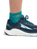 Women’s Merino Run+ Ultralight Mini Socks Flux Green/Solar - 3