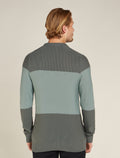 Men’s Waypoint Crew Sweater Galaxy/Moss - 2