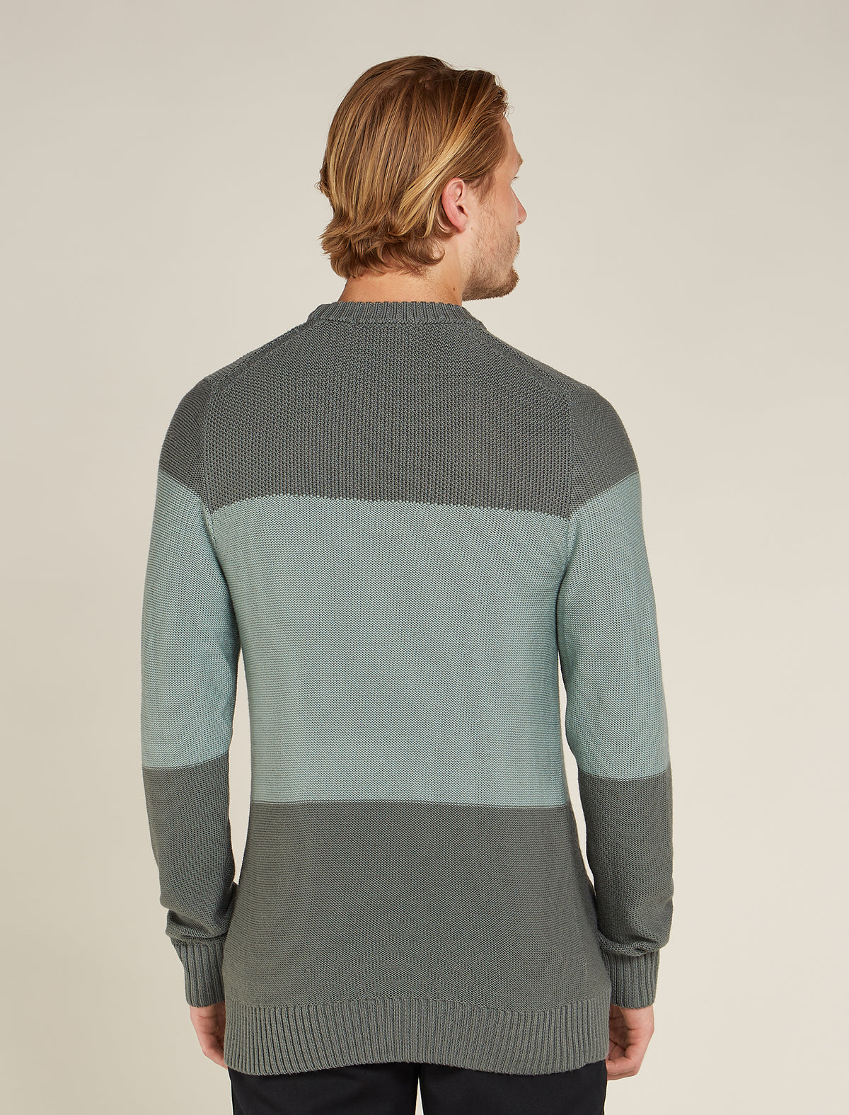 Men’s Waypoint Crew Sweater Galaxy/Moss - 2