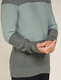 Men’s Waypoint Crew Sweater Galaxy/Moss - 5