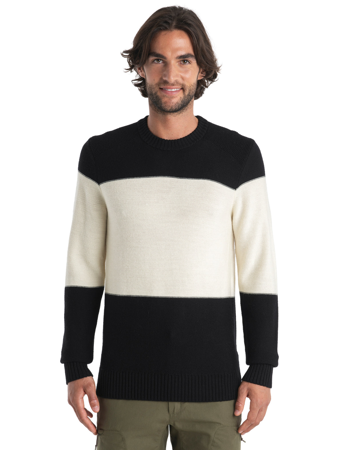 Men’s Waypoint Crew Sweater Black/Undyed - 1