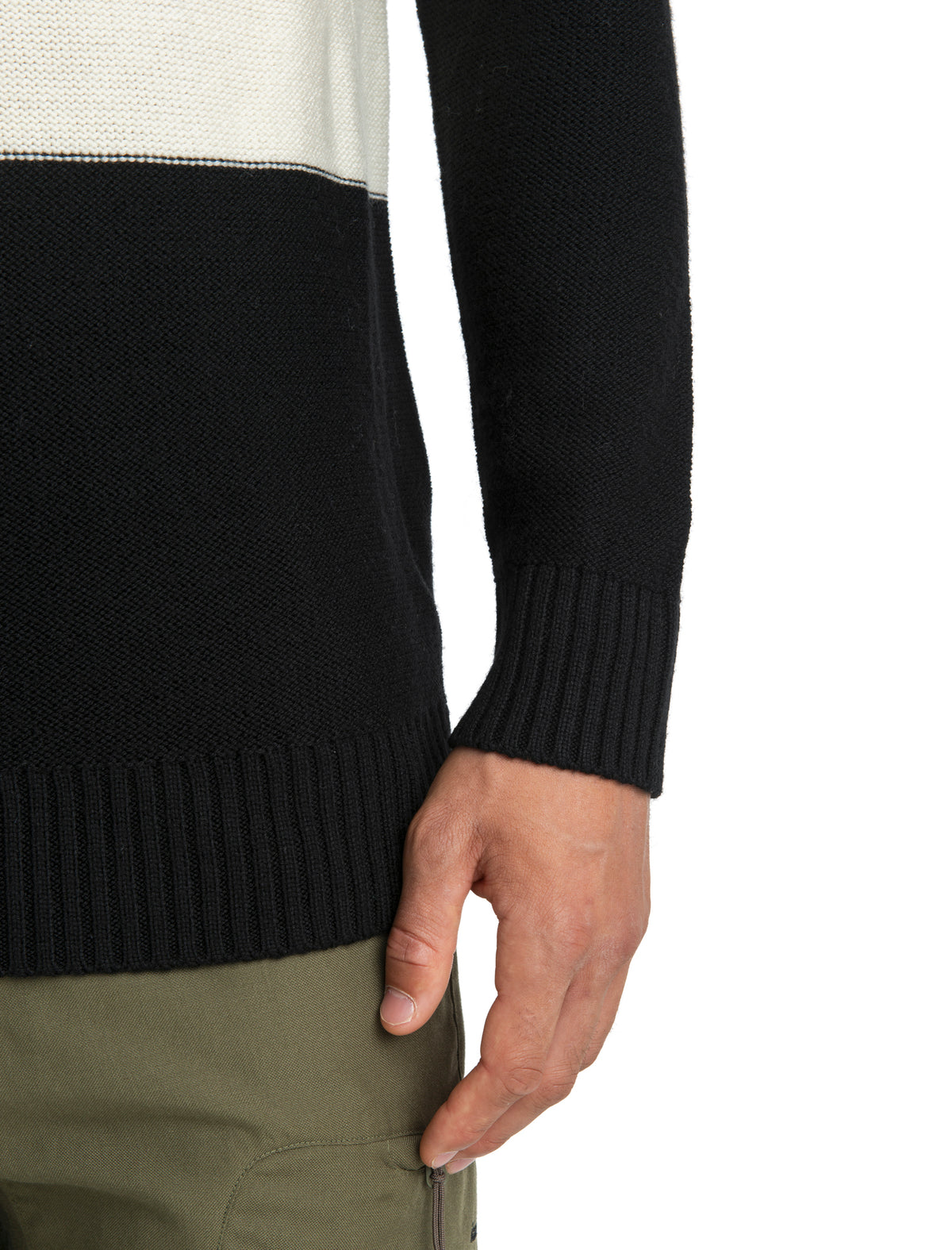 Men’s Waypoint Crew Sweater Black/Undyed - 4