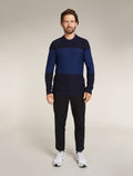 Men’s Waypoint Crew Sweater Midnight Navy/Royalnavy - 3