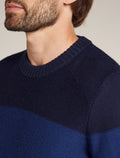 Men’s Waypoint Crew Sweater Midnight Navy/Royalnavy - 5
