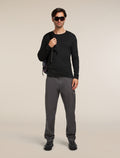 Merino 200 Oasis Long Sleeve Crew Thermal Top Black - 4