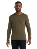 Men’s Merino 200 Oasis Long Sleeve Crew Thermal Top Loden - 1