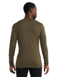Men’s Merino 200 Oasis Long Sleeve Crew Thermal Top Loden - 2