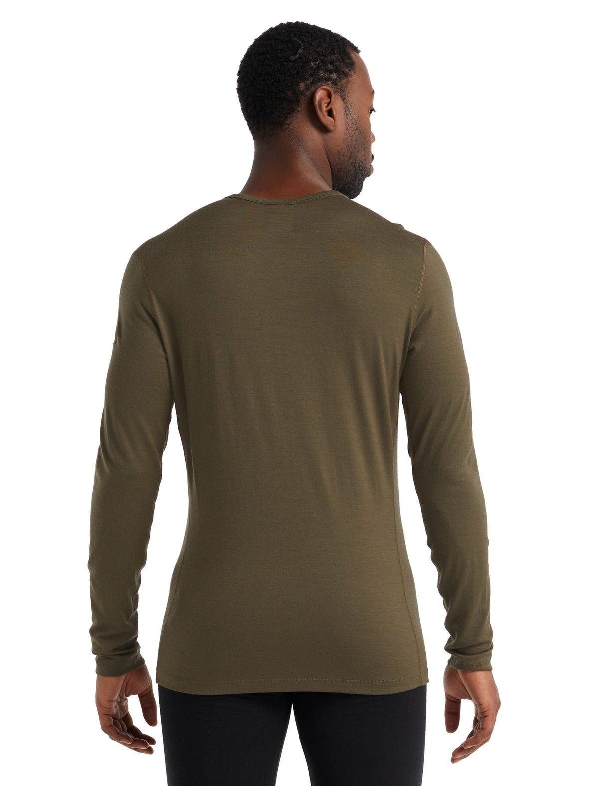 Men’s Merino 200 Oasis Long Sleeve Crew Thermal Top Loden - 2