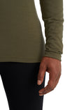 Men’s Merino 200 Oasis Long Sleeve Crew Thermal Top Loden - 5