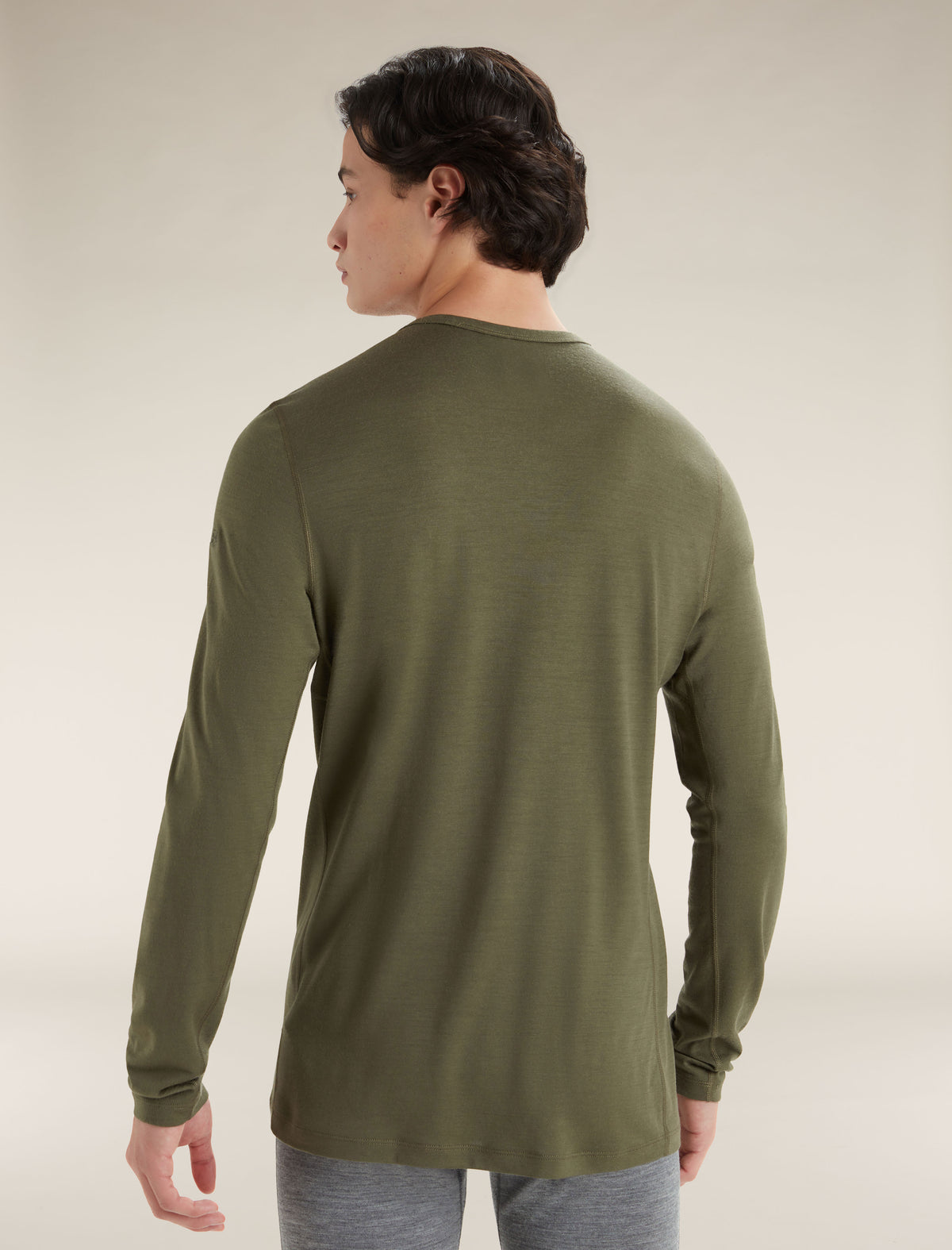 Men’s Merino 200 Oasis Long Sleeve Crew Thermal Top Loden - 7