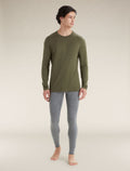 Men’s Merino 200 Oasis Long Sleeve Crew Thermal Top Loden - 8