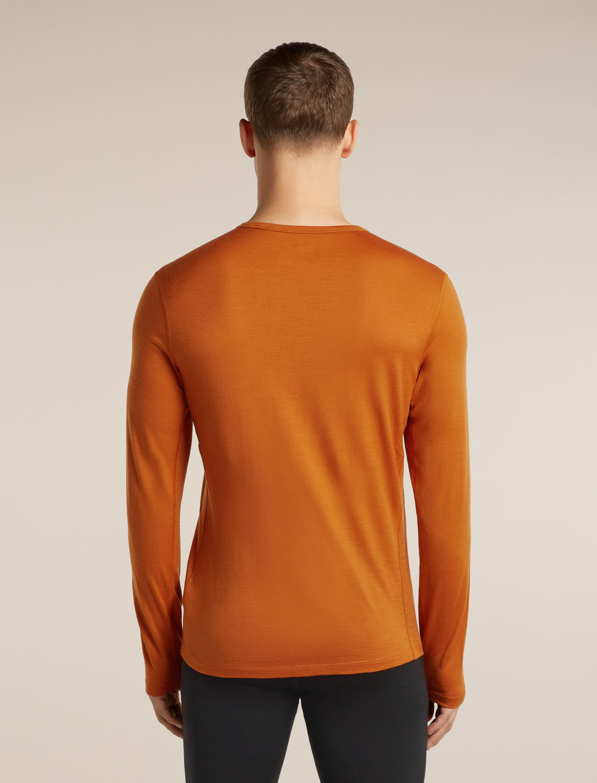 Men’s Merino 200 Oasis Long Sleeve Crew Thermal Top Spice - 2