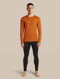 Men’s Merino 200 Oasis Long Sleeve Crew Thermal Top Spice - 3