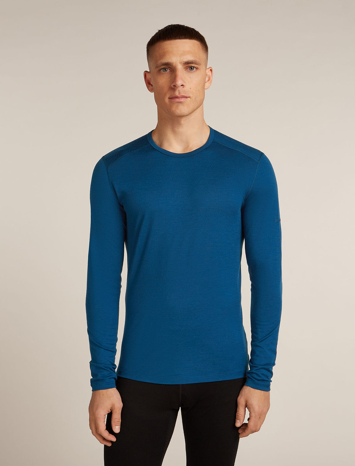 Men’s Merino 200 Oasis Long Sleeve Crew Thermal Top Atlantis - 1