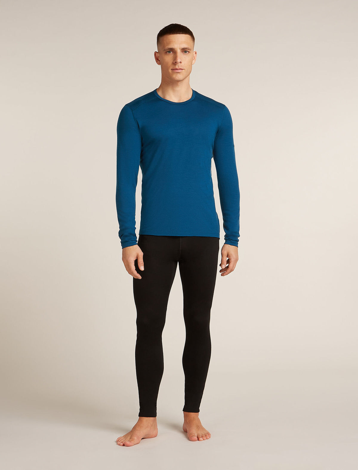 Men’s Merino 200 Oasis Long Sleeve Crew Thermal Top Atlantis - 3