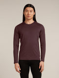 Men’s Merino 200 Oasis Long Sleeve Crew Thermal Top Java - 1