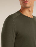 Men’s Merino 200 Oasis Long Sleeve Crewe Dk loden - 5