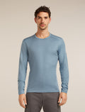 Men’s Merino 200 Oasis Long Sleeve Crewe Flint blue - 1