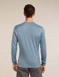 Men’s Merino 200 Oasis Long Sleeve Crewe Flint blue - 2