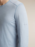 Men's Merino 200 Oasis Long Sleeve Crewe Zinc Blue - 6