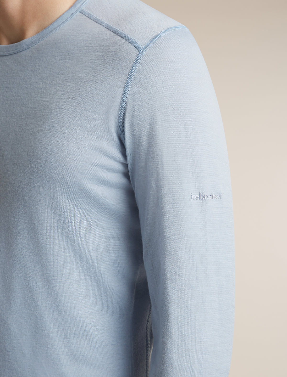 Men's Merino 200 Oasis Long Sleeve Crewe Zinc Blue - 6