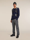 Men’s Merino 200 Oasis Long Sleeve Crew Thermal Top Glacier - 4