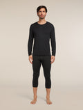 Men’s Merino 200 Oasis 3/4 Thermal Leggings Black - 3
