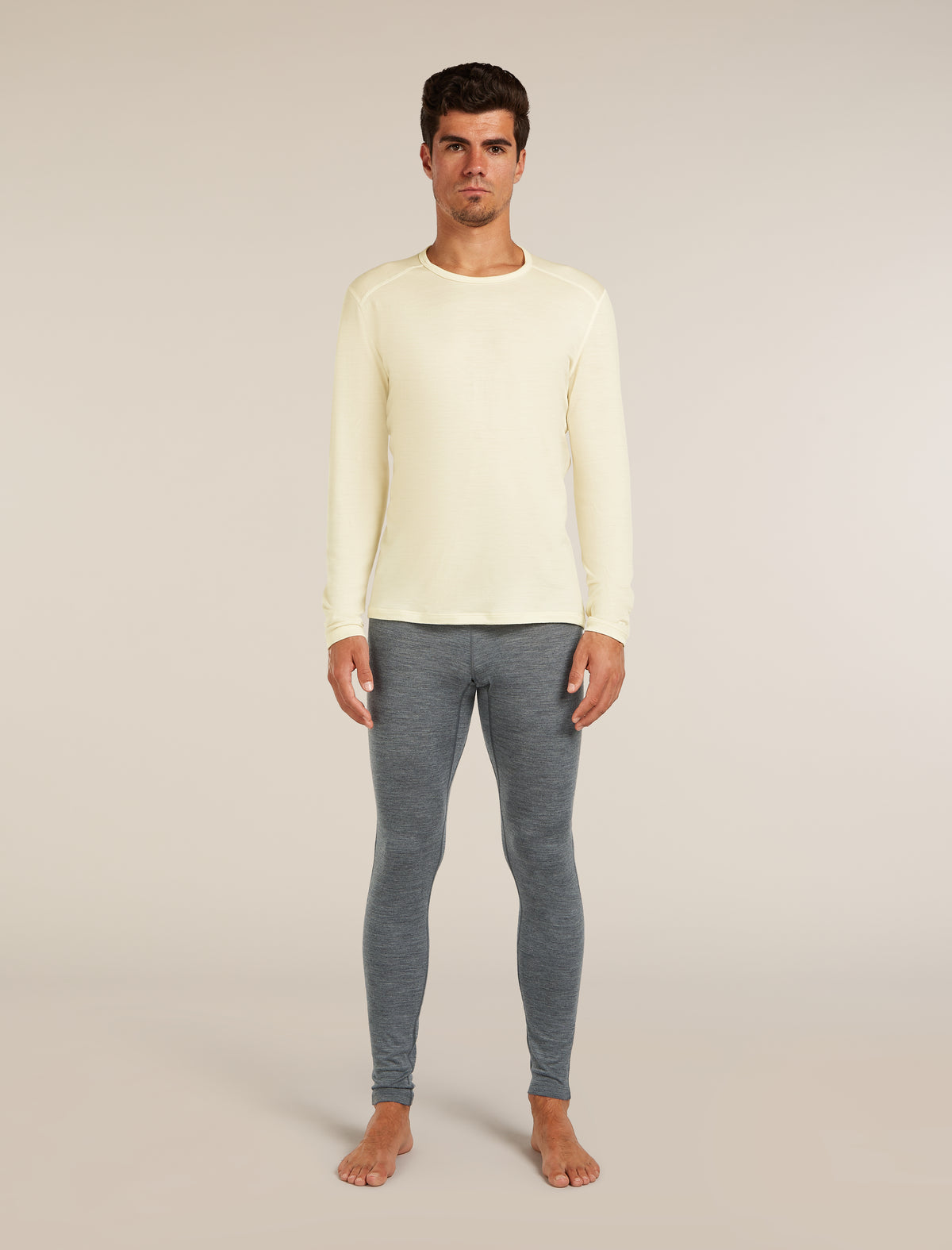 Men’s Merino 200 Oasis Thermal Leggings Gritstone Hthr - 3