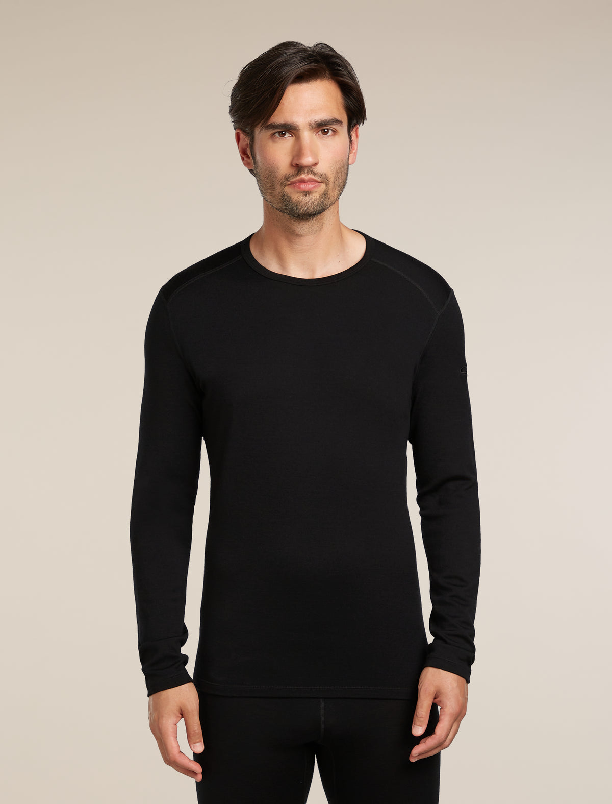 Merino 260 Tech Long Sleeve Crew Thermal Top Black - 1