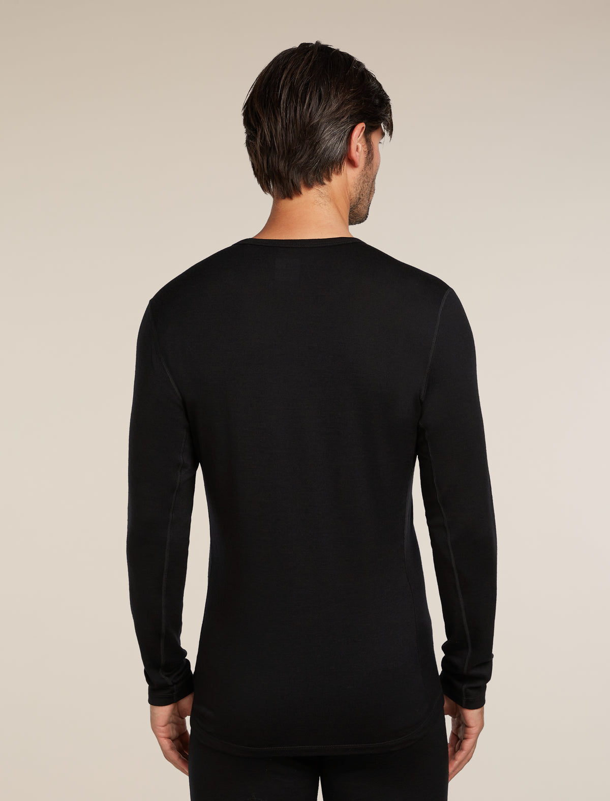 Merino 260 Tech Long Sleeve Crew Thermal Top Black - 2