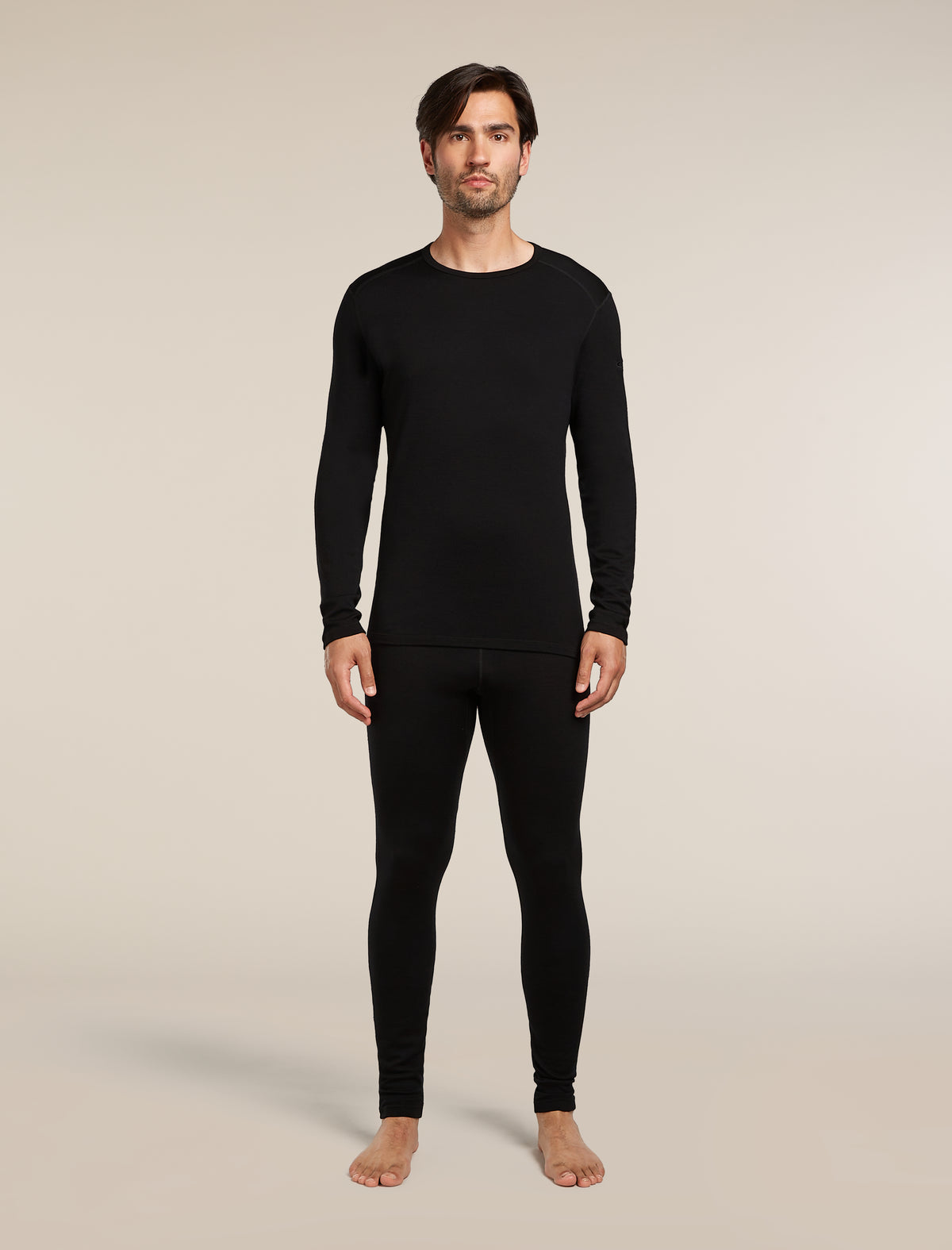 Merino 260 Tech Long Sleeve Crew Thermal Top Black - 3