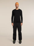 Merino 260 Tech Long Sleeve Crew Thermal Top Black - 5