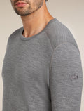 Men’s Merino 260 Oasis Long Sleeve Crew Thermal Top Gritstone Heather - 10