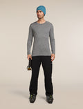 Men’s Merino 260 Oasis Long Sleeve Crew Thermal Top Gritstone Heather - 5
