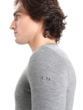 Men’s Merino 260 Oasis Long Sleeve Crew Thermal Top Gritstone Heather - 6