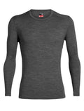 Men’s Merino 260 Oasis Long Sleeve Crew Thermal Top Gritstone Heather - 9