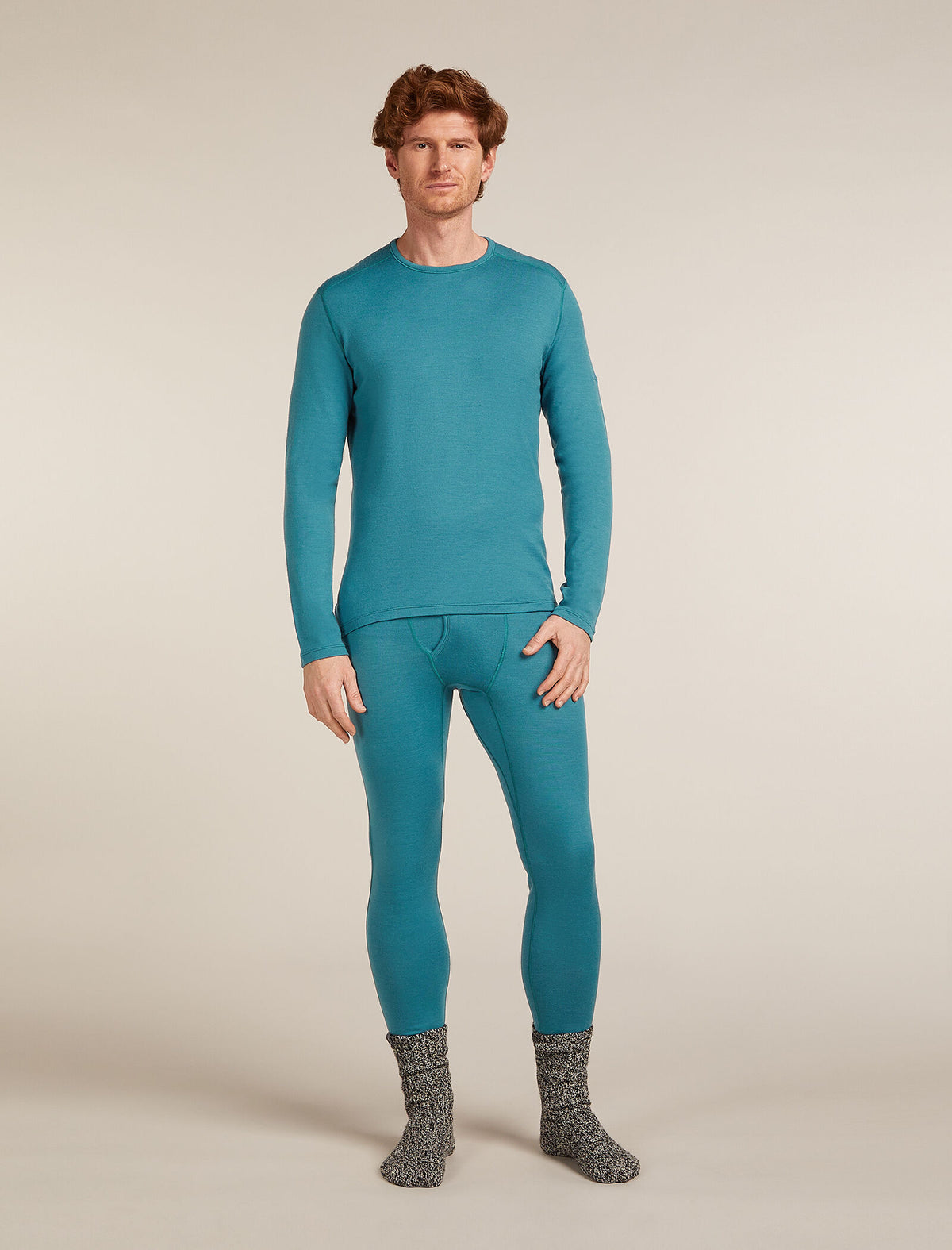 Merino 260 Tech Long Sleeve Crew Thermal Top Topaz - 6