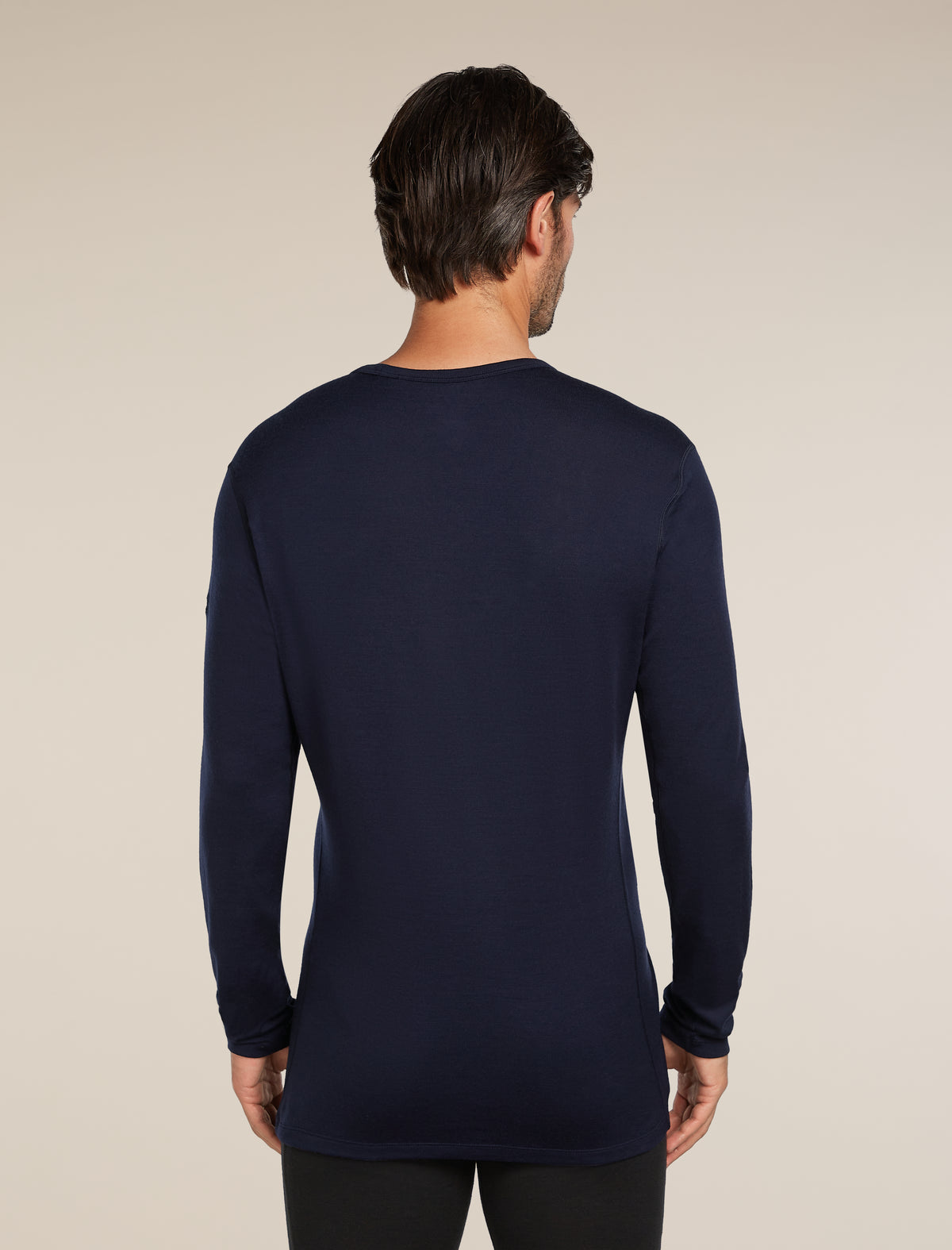 Men’s Merino 260 Tech Long Sleeve Crew Thermal Top Midnight Navy - 2
