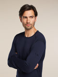 Men’s Merino 260 Tech Long Sleeve Crew Thermal Top Midnight Navy - 6