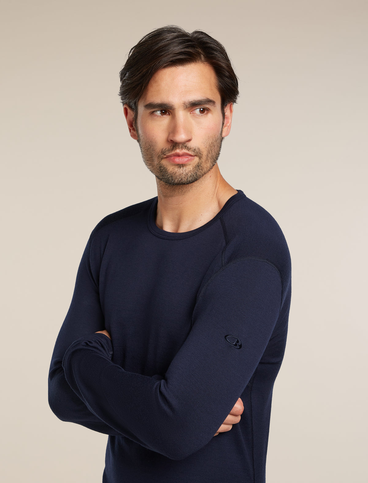 Men’s Merino 260 Tech Long Sleeve Crew Thermal Top Midnight Navy - 6
