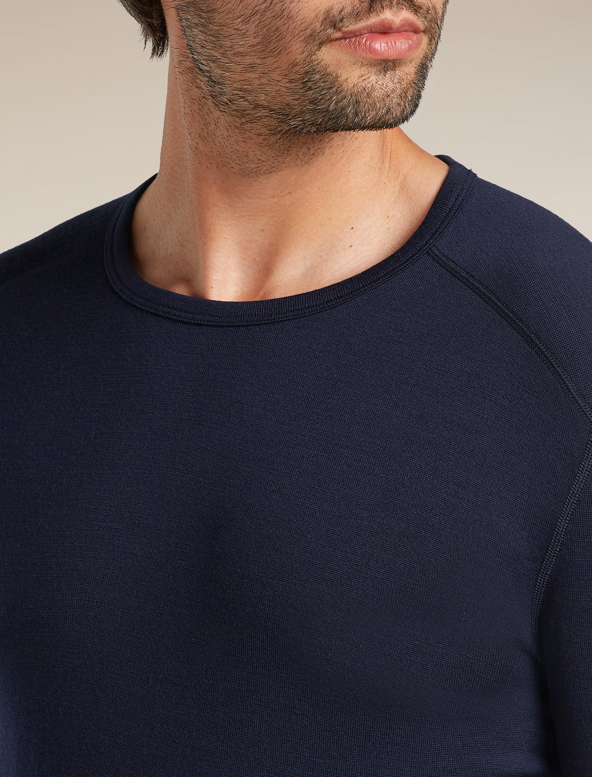 Men’s Merino 260 Tech Long Sleeve Crew Thermal Top Midnight Navy - 7