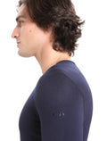 Men’s Merino 260 Tech Long Sleeve Crew Thermal Top Midnight Navy - 5