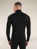 Men’s Merino 260 Tech Long Sleeve Half Zip Thermal Top Black - 3