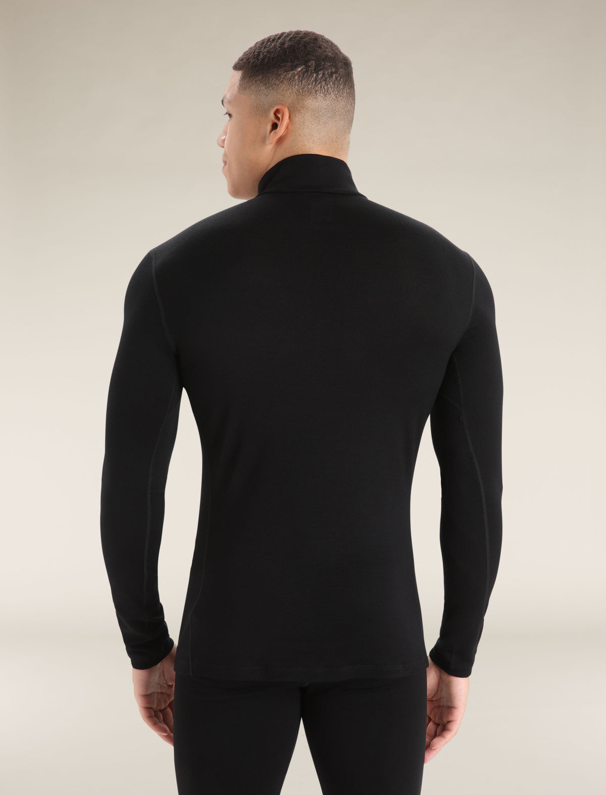 Men’s Merino 260 Tech Long Sleeve Half Zip Thermal Top Black - 3