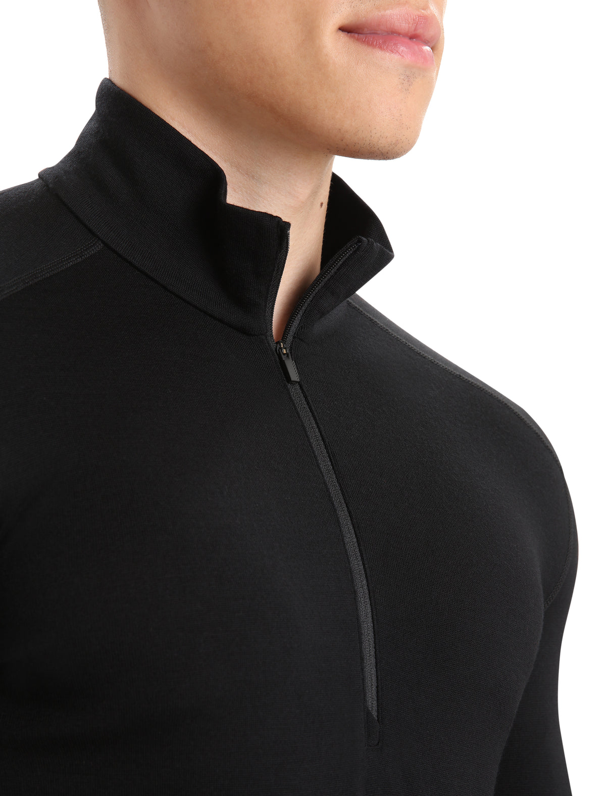 Men’s Merino 260 Tech Long Sleeve Half Zip Thermal Top Black - 5